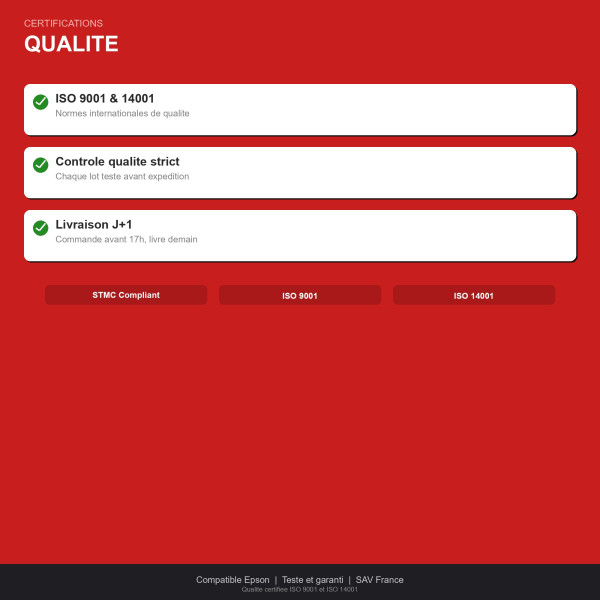 Epson 478XL Jet d'Encre Rouge Compatible | INK Informatique