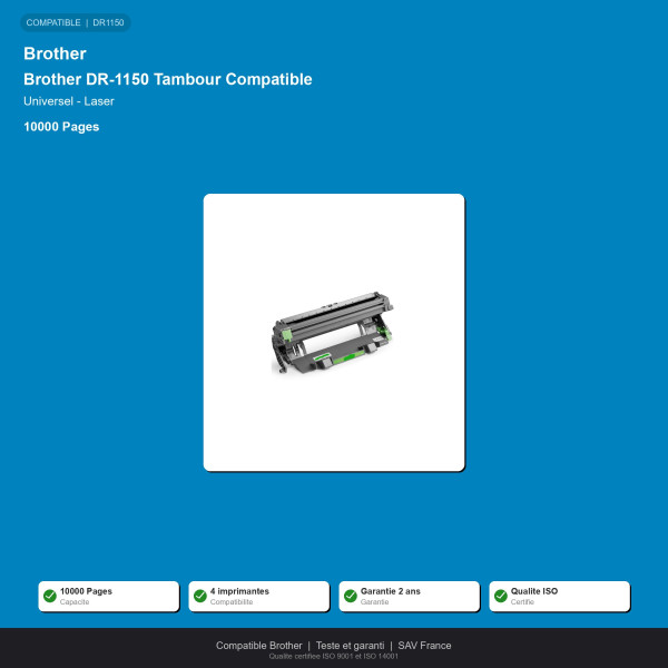 Brother DR-1150 Tambour Compatible | INK Informatique