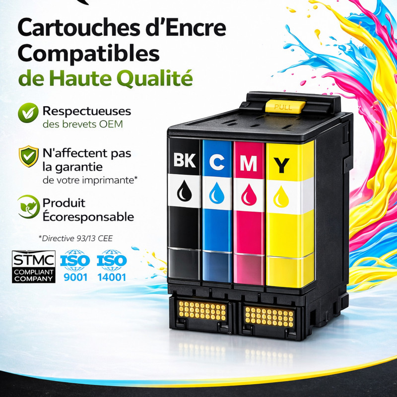 Olivetti B1249 Toner Noir Compatible | INK Informatique