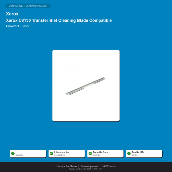 Xerox C8130 Transfer Blet Cleaning Blade Comp | INK Informatique
