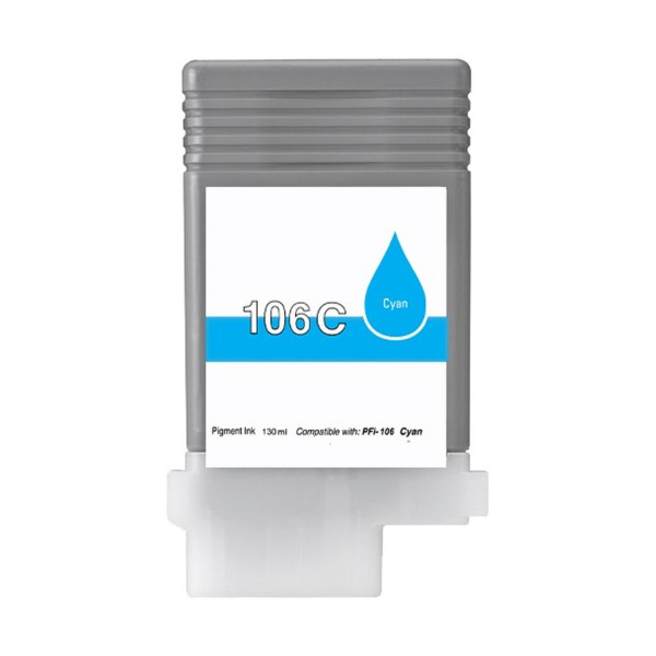 Canon PFI-106C Cartouche d'encre Cyan Remanuf | INK Informatique