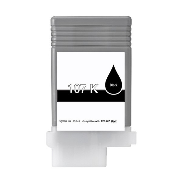 Canon PFI-107BK Cartouche d'encre Noire Reman | INK Informatique