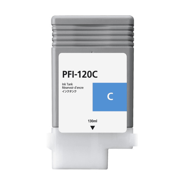 Canon PFI-120 Cartouche Cyan Compatible | INK Informatique