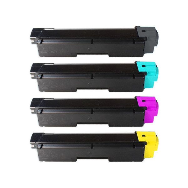 Kyocera TK-590 Pack 4 Toners Compatibles (Noir, Cyan, Magenta, Jaune)