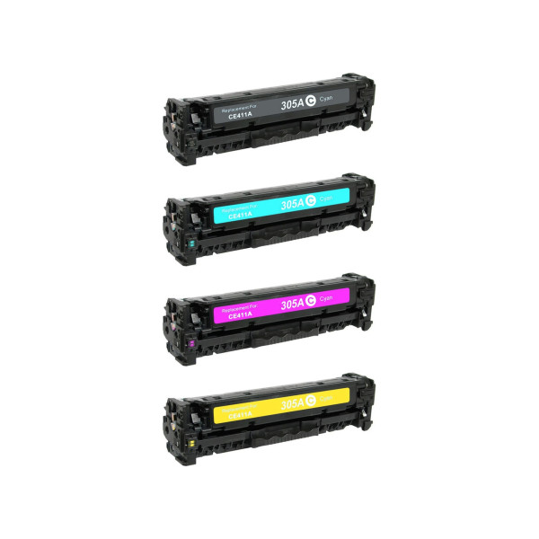 Kyocera TK-855 Pack 4 Toners Compatibles (Noir, Cyan, Magenta, Jaune)