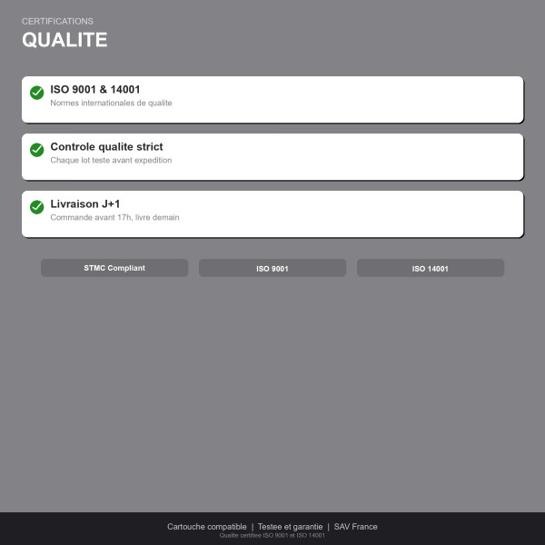 Epson T6367 Jet d'encre Gris Remanufacturé | INK Informatique