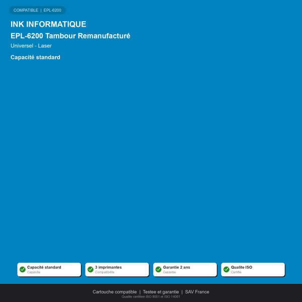 Epson EPL-6200 Tambour Remanufacturé | INK Informatique